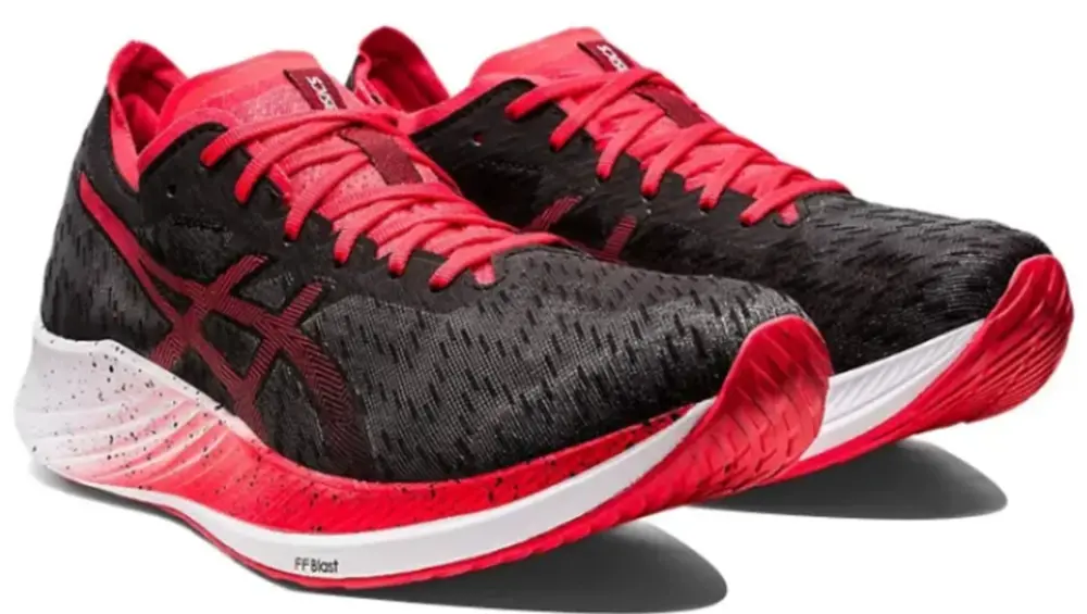 Giày Asics Magic Speed 'Black/Electric Red' 1011B432-001 - Ảnh 3