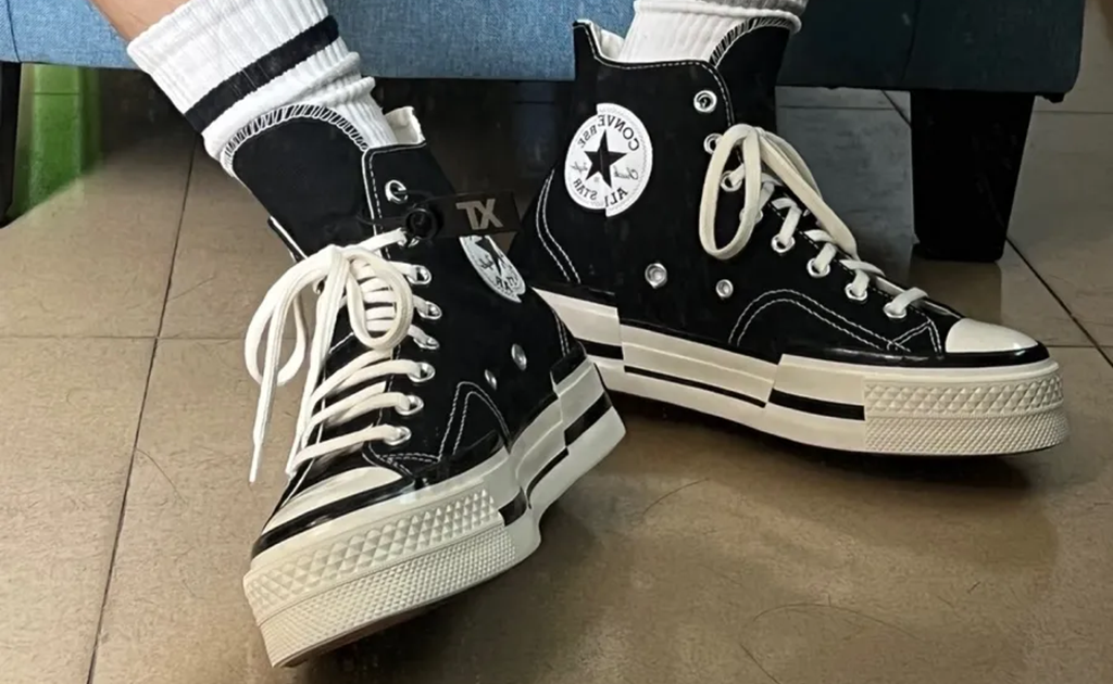 Giày Converse Chuck 70 'Plus Black' A00916C - Ảnh 3