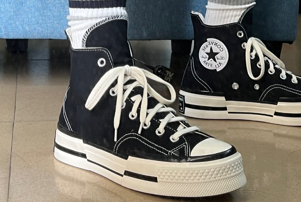 Giày Converse Chuck 70 'Plus Black' A00916C - Ảnh 5