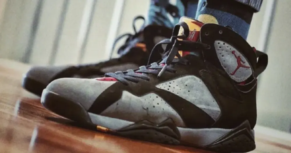 Giày Nike Air Jordan 7 Retro 'Bordeaux' (2015) 304775 034 - Ảnh 3