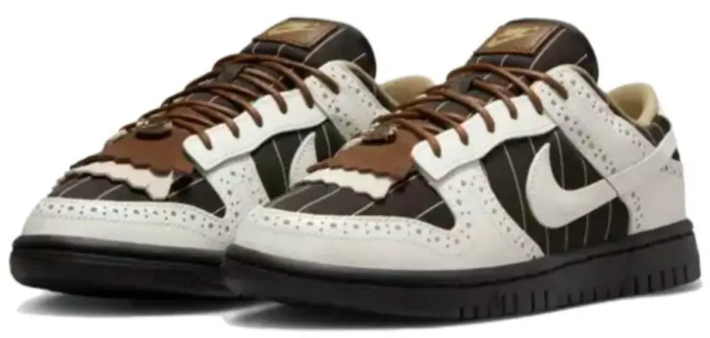 Giày Nike Dunk Low LX ‘Brogue Pinstripe’ FV3642-010 - Ảnh 4