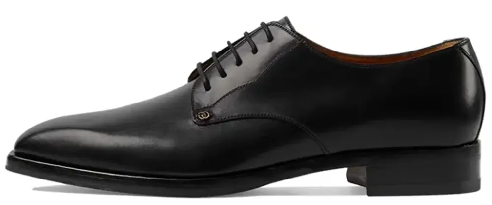 Giày Gucci Nam Lace Up ‘Black’ 64362106F001000 - Ảnh 3