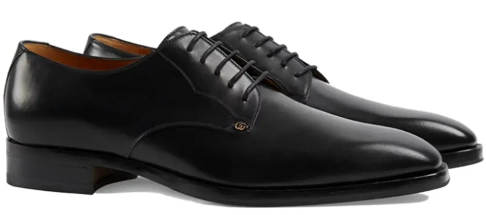Giày Gucci Nam Lace Up ‘Black’ 64362106F001000 - Ảnh 2