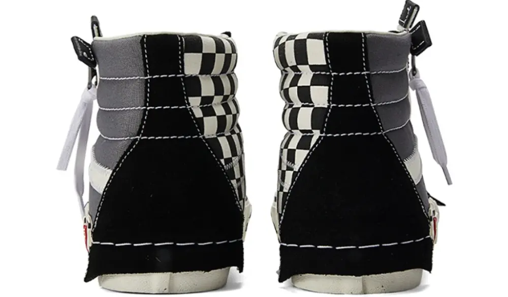 Giày Vans Sk8-Hi Reissue Cap Grey Black VN0A3WM1603 - Ảnh 3