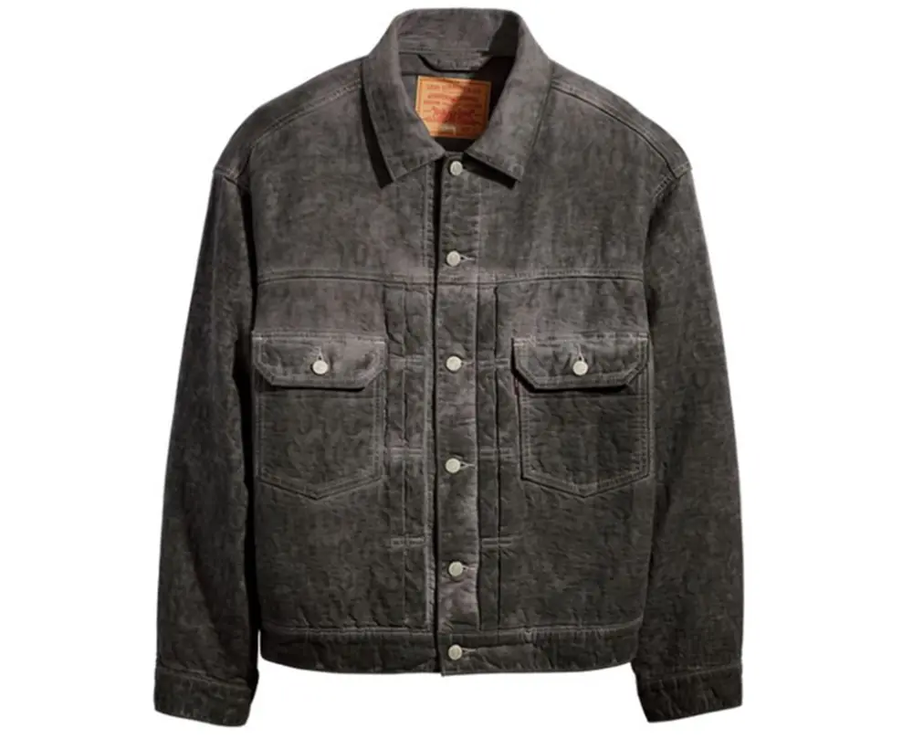 Áo Levi's x Stussy Dyed Jacquard Trucker 'Black' A5216-0002
