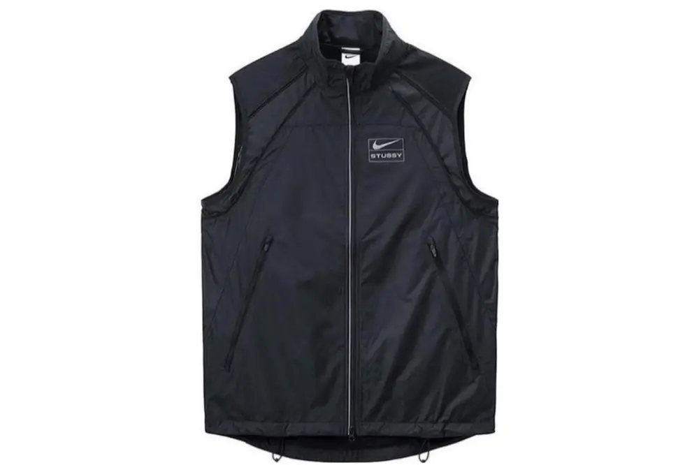 Áo Nike x Stussy FW22 Track Jacket 'Black' DO5305-010 - Ảnh 3