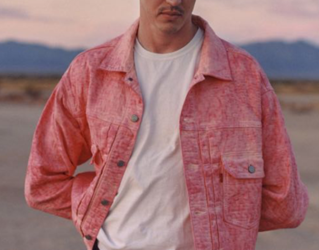 Áo Levi's x Stussy Dyed Jacquard Trucker 'Pink' A5216-0000 - Ảnh 3