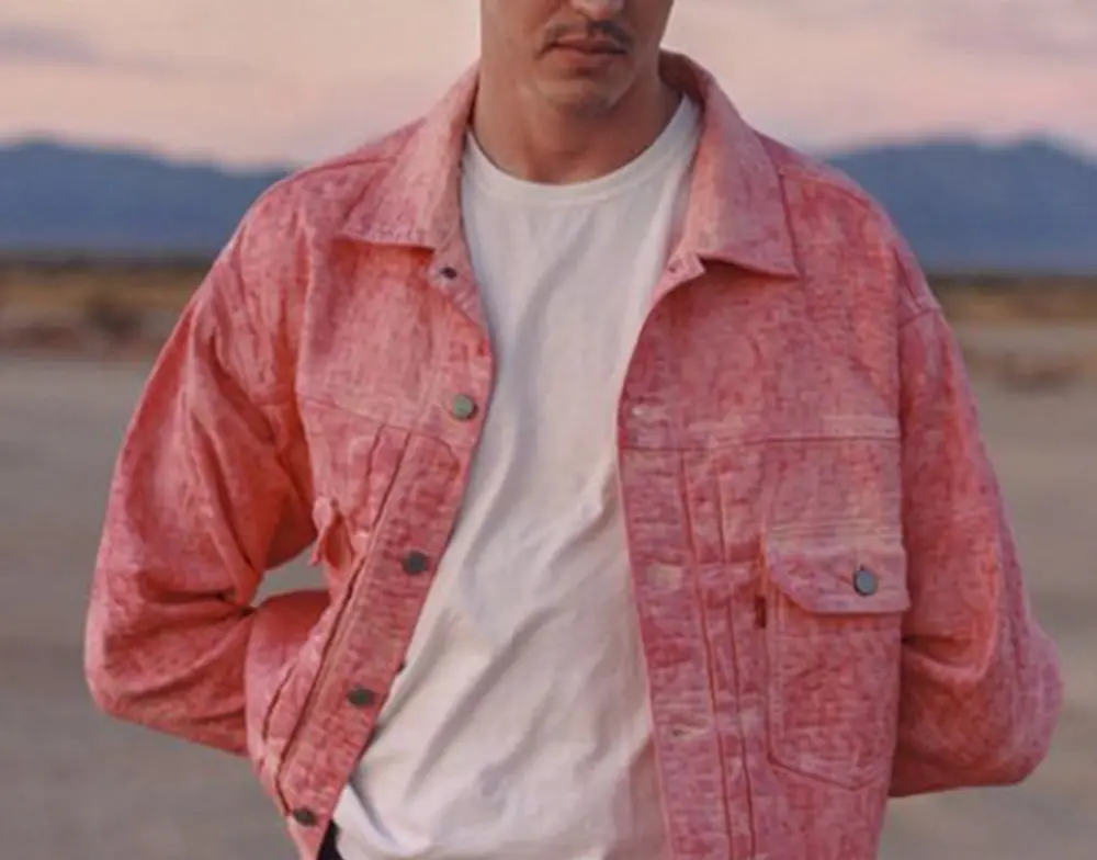 Áo Levi's x Stussy Dyed Jacquard Trucker 'Pink' A5216-0000 - Ảnh 3