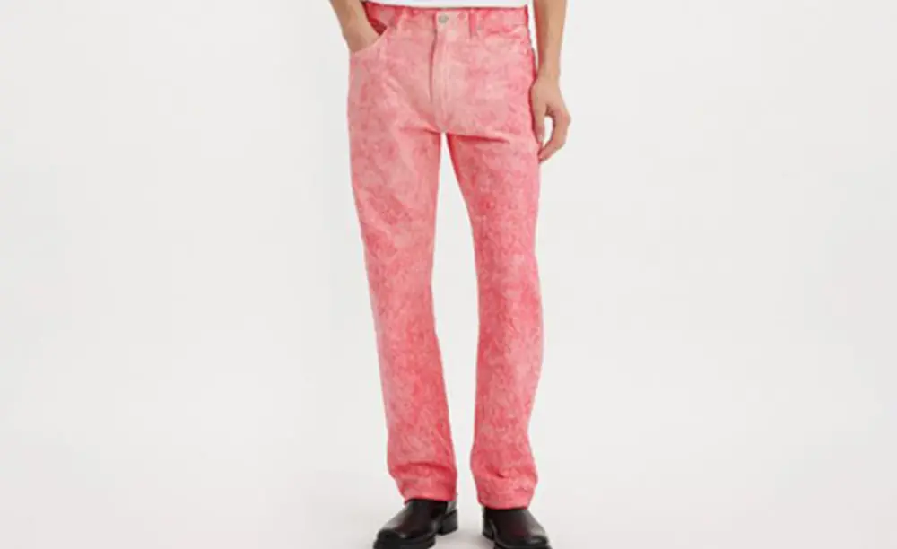 Alternative view of Quần Levi's x Stussy Dyed Jacquard 'Pink' A52190000