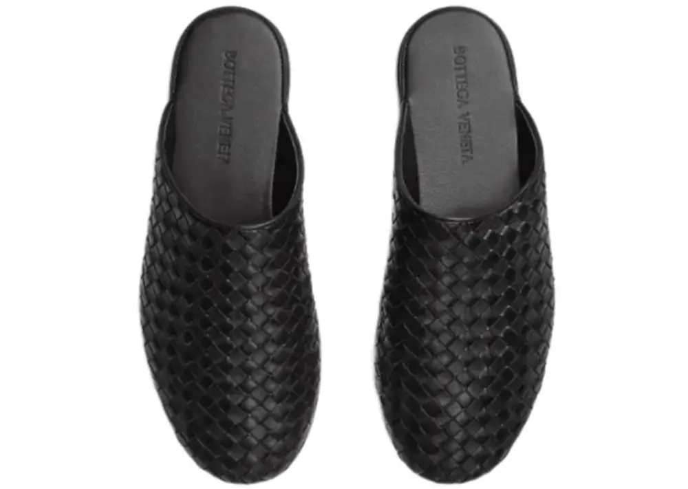 Dép Bottega Veneta Open-Back Slipper ‘Black’ 730273V2ED01000 - Ảnh 4