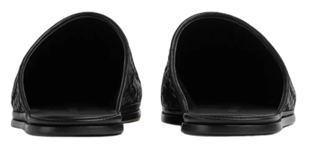 Dép Bottega Veneta Open-Back Slipper ‘Black’ 730273V2ED01000 - Ảnh 3