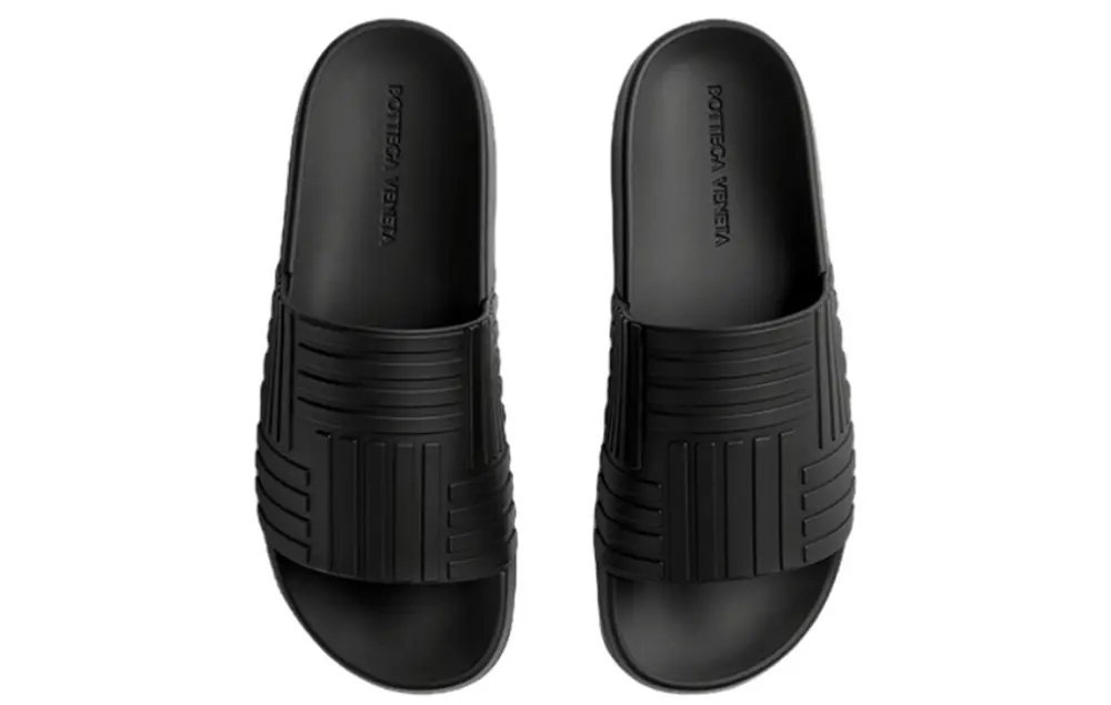 Dép Bottega Veneta Slider ‘Black’ 690105V1O601000 - Ảnh 3