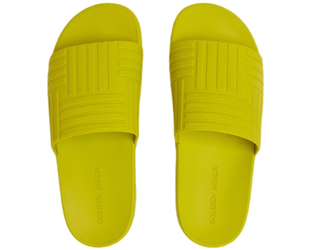 Dép Bottega Veneta Slider ‘Kiwi’ 690105V1O607278 - Ảnh 3