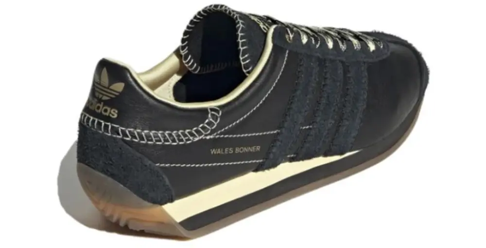 Giày Adidas Wales Bonner Country ‘Black’ GY1702 - Ảnh 4