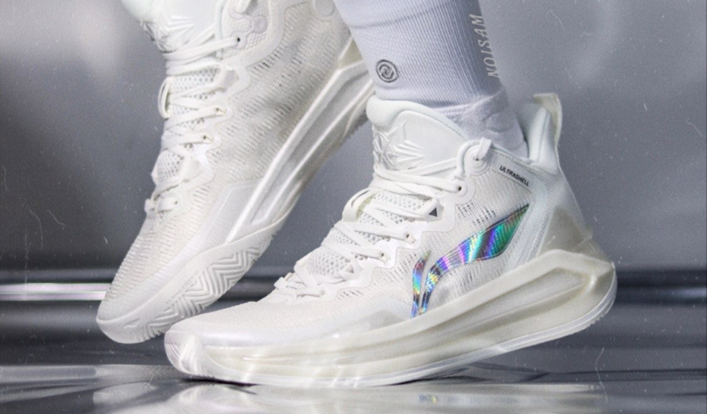 Giày Li-Ning LiRen 3 'Foggy White' ABAS089-1 - Ảnh 4