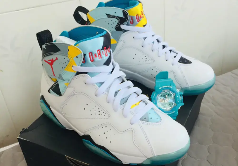 Giày Nike Air Jordan 7 Retro 'N7' 744804-144 - Ảnh 4
