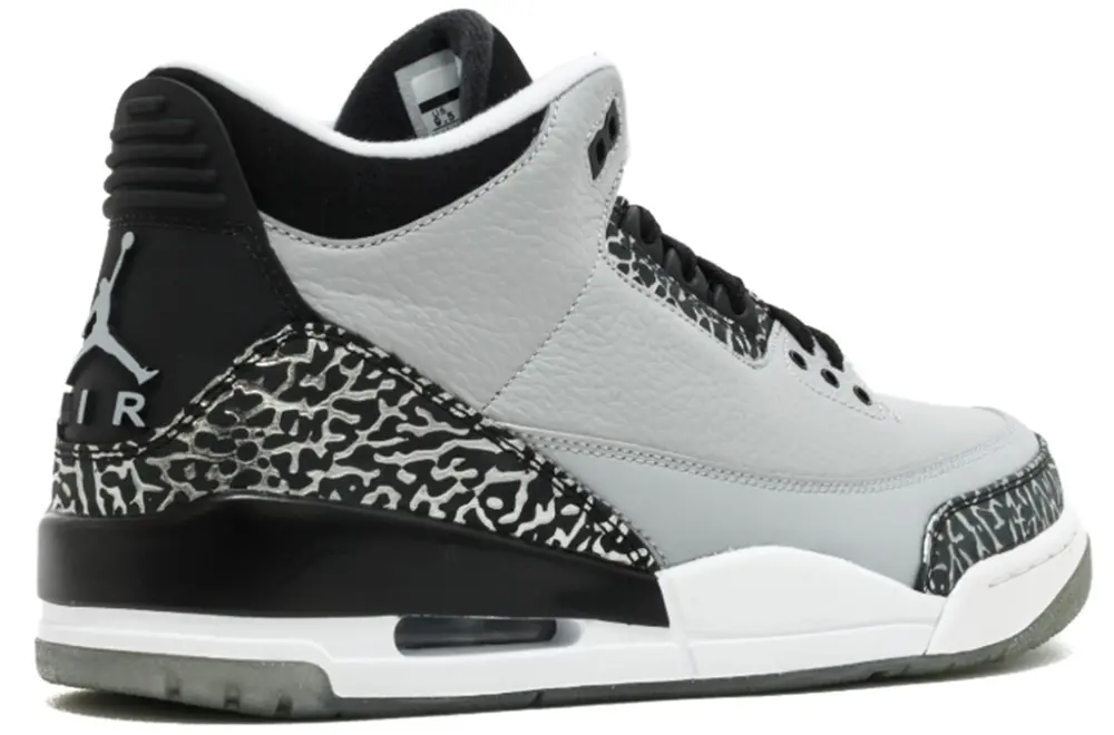 Giày Nike Air Jordan 3 Retro 'Wolf Grey' 136064-004 - Ảnh 4
