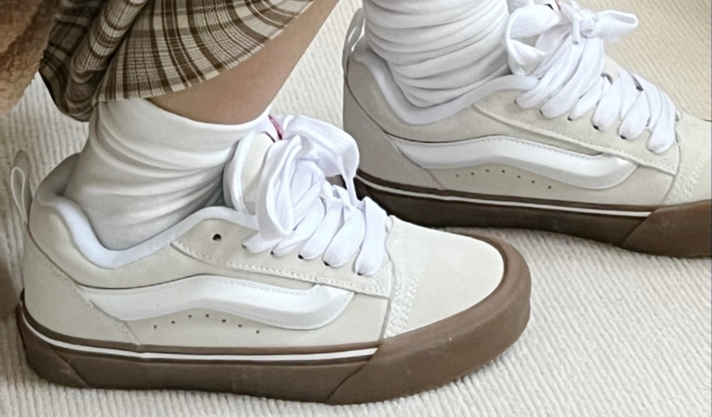 Giày Vans Knu-Skool 'White Gum' VN0009QCWHT - Ảnh 2