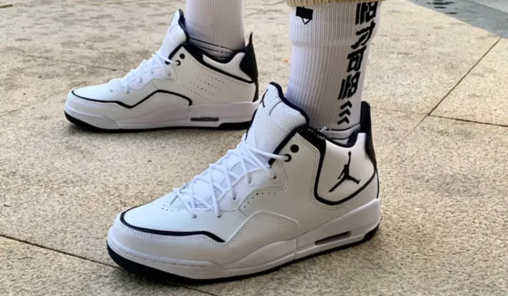 Giày Nike Air Jordan Courtside 23 'White Black' AR1000-100 - Ảnh 5