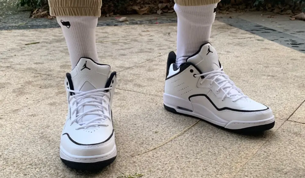 Giày Nike Air Jordan Courtside 23 'White Black' AR1000-100 - Ảnh 6