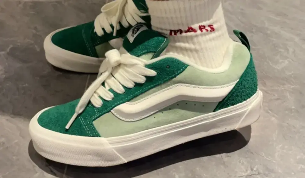 Giày Vans Knu Skool 'Green' VN0009QCGRN - Ảnh 3