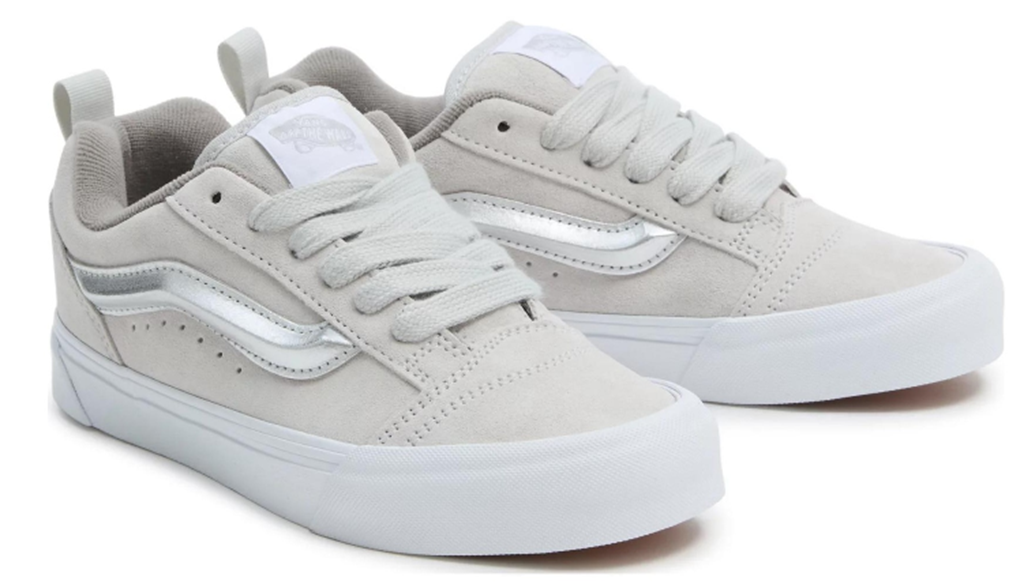 Giày Vans Knu Skool 'Metallic Silver' VN0009QCX1K - Ảnh 2