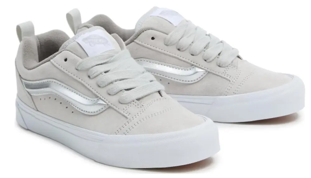 Alternative view of Giày Vans Knu Skool 'Metallic Silver' VN0009QCX1K