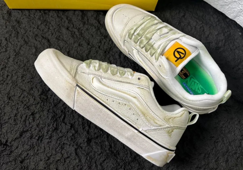 Giày Vans Vault Knu Skool 'White' VN0007QDBGN - Ảnh 5