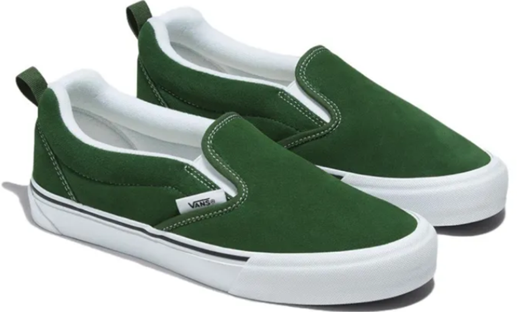 Giày Vans Knu Slip-On 'Green True White' VN0009QDBGN - Ảnh 2