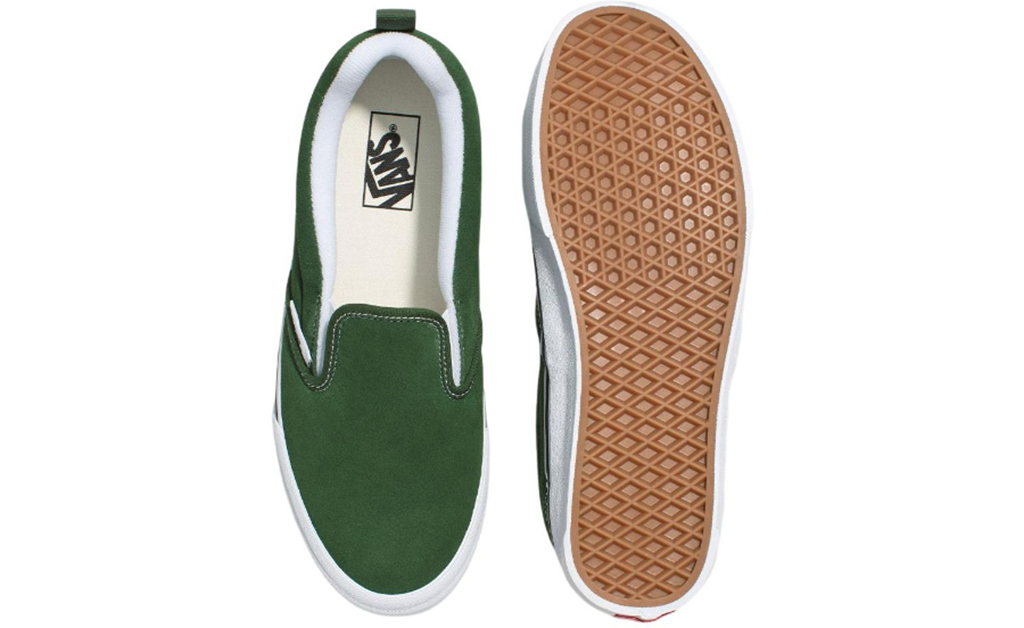 Giày Vans Knu Slip-On 'Green True White' VN0009QDBGN - Ảnh 4