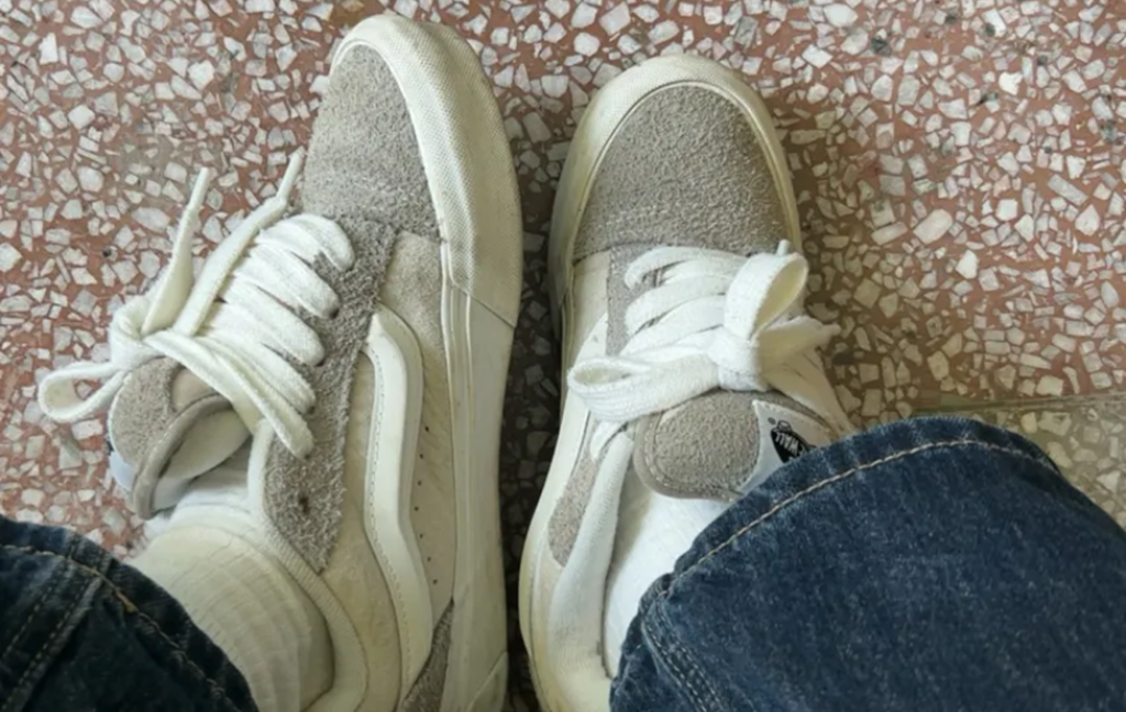 Giày Vans Knu Skool 'Beige' VN0009QCCNP - Ảnh 5