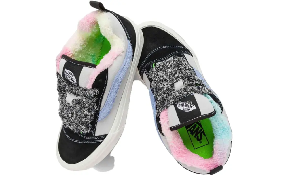 Giày Vans Knu Skool 'White Black Multi' VN0009QCRNC - Ảnh 3