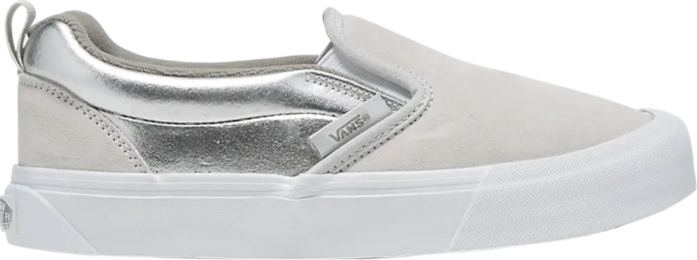 Giày Vans Knu Slip-On 'Metallic Silver' VN0009QDX1K