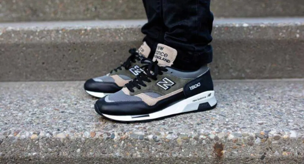 Alternative view of Giày New Balance 1500 Made in UK ‘Black Cargo’ M1500FDS