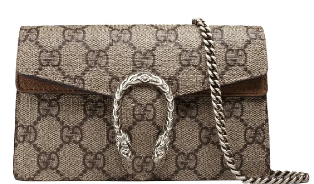 Túi Nữ Gucci Dionysus GG Supreme Super Mini Bag 'Beige'