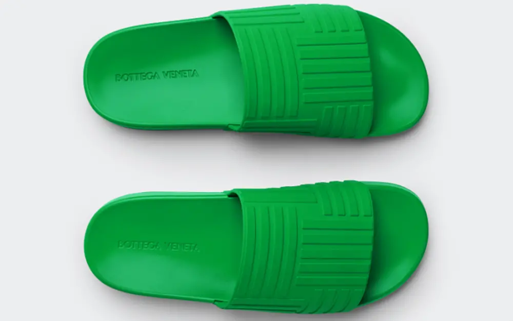 Alternative view of Dép Bottega Veneta Slider ‘Parakeet’ 690105V1O603708