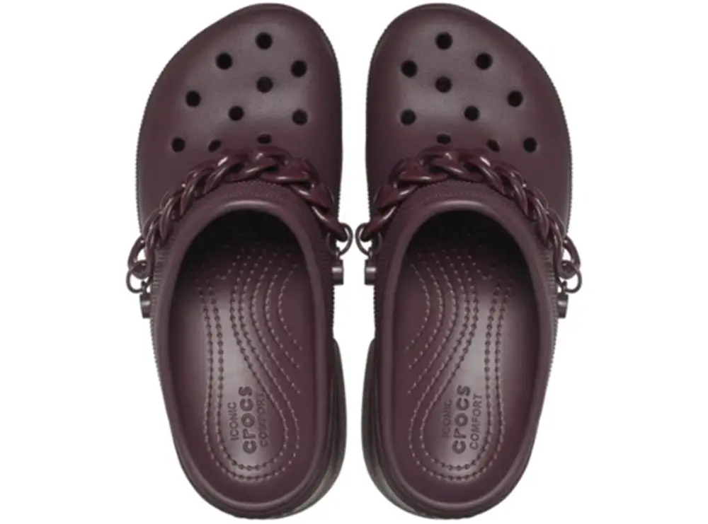 Dép Crocs Siren Chain ‘Dark Cherry’ 209018-6WD - Ảnh 4