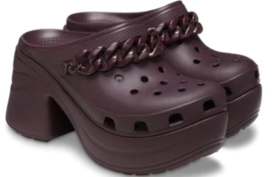 Alternative view of Dép Crocs Siren Chain ‘Dark Cherry’ 209018-6WD