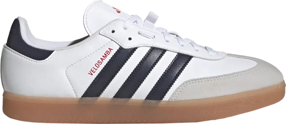 Giày Adidas Velosamba ‘White Navy Scarlet’ HP5399