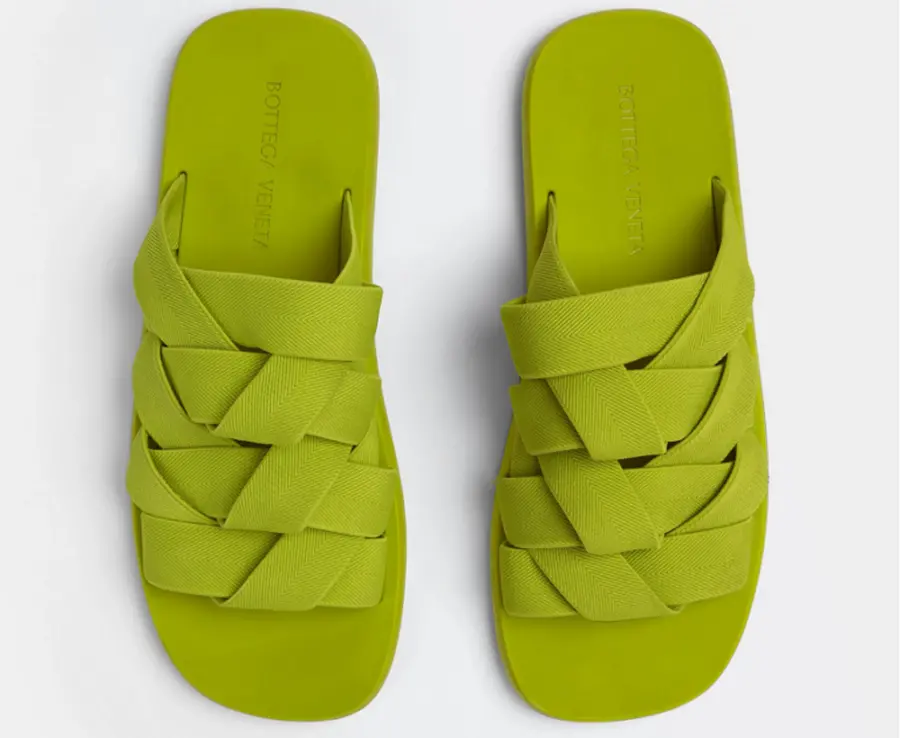 Alternative view of Dép Bottega Veneta Plat Mule ‘Kiwi’ 651402V0GV07278