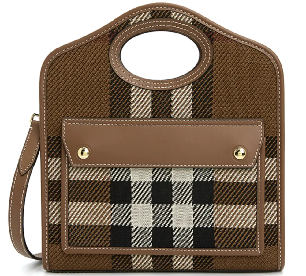 Túi Burberry Mini Knit ‘Brown’ 8049138