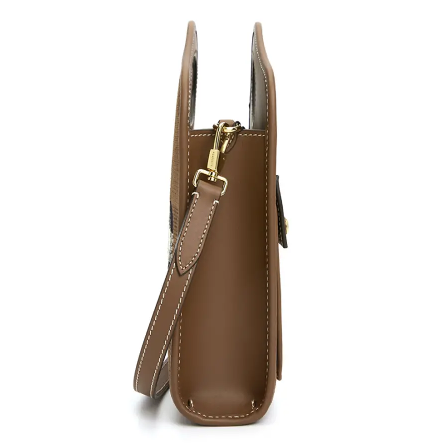 Alternative view of Túi Burberry Mini Knit ‘Brown’ 8049138