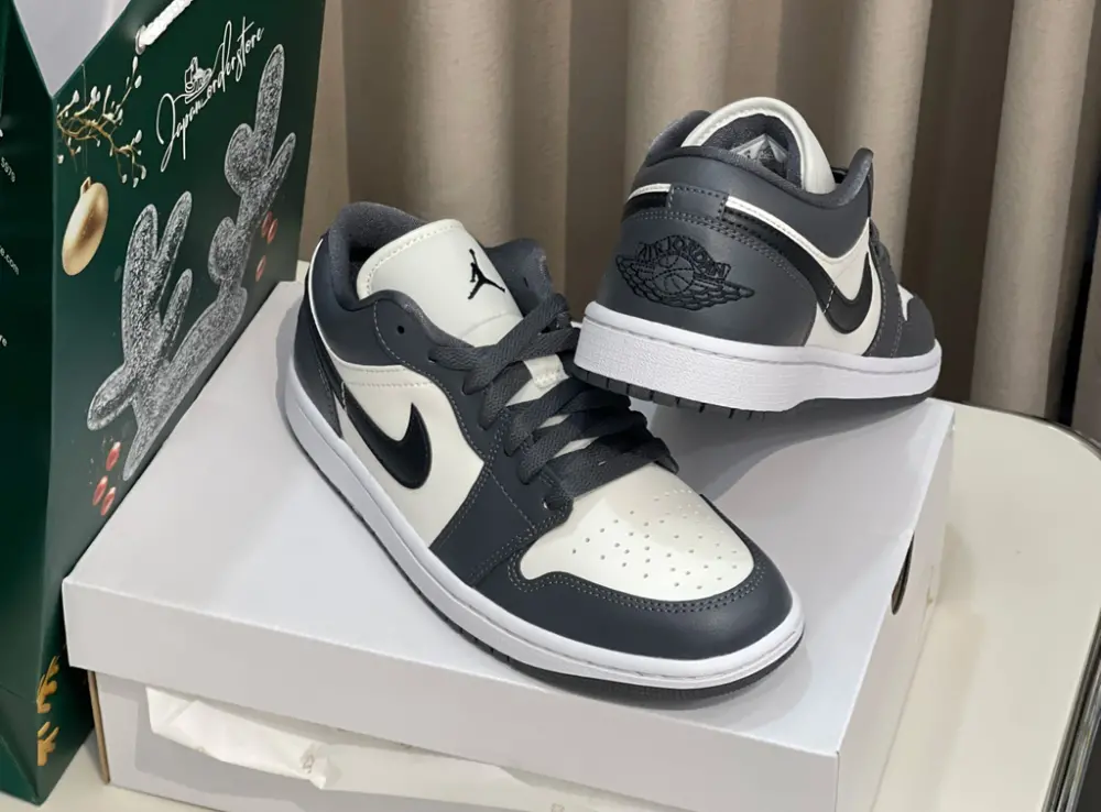 Giày Nike Air Jordan 1 'Dark Grey' DC0774-102 - Ảnh 4