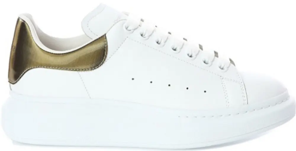 Giày Alexander McQueen Contrast Metallic ‘White’