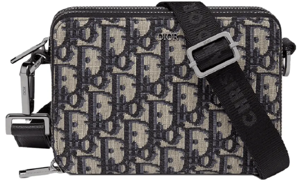 Túi Dior Pouch ‘Beige Black Dior’ 2OBBC119YSE-H05E