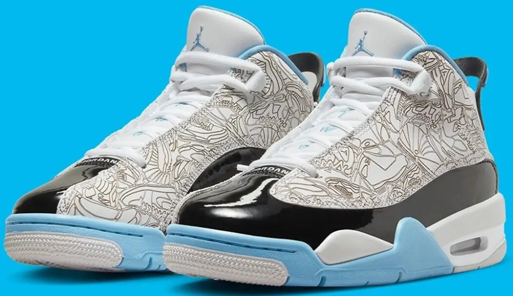 Alternative view of Giày Nike Air Jordan Dub Zero 'Legend Blue' DV1360-114