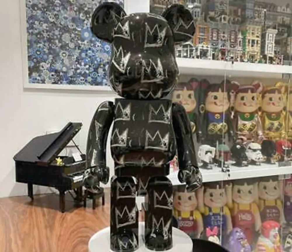 Alternative view of Mô Hình Bearbrick Jean Michel Basquiat #8