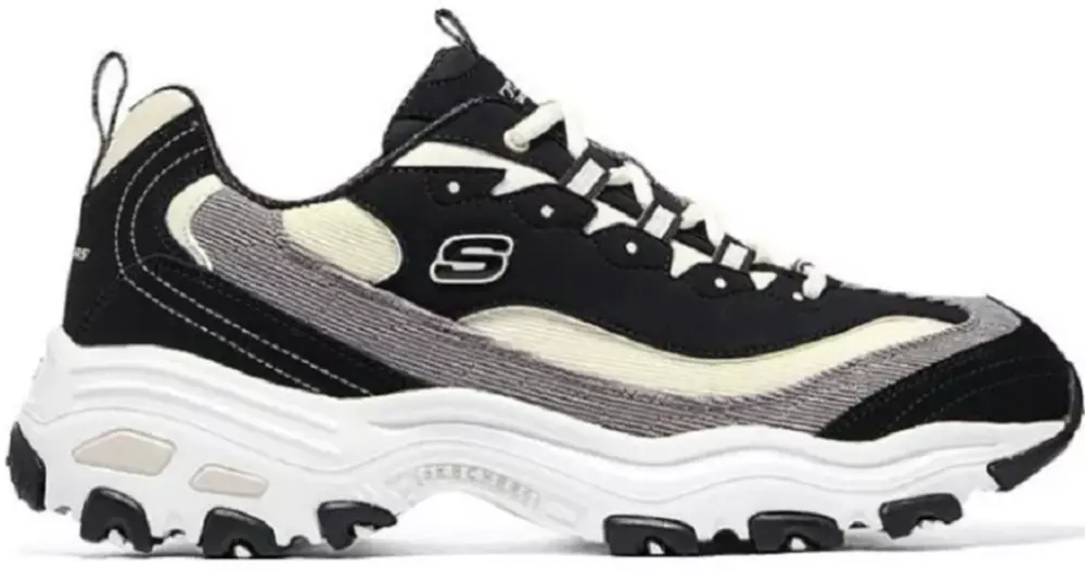 Giày Skechers D’Lites 1.0 ‘Black White’ 149906-BKNT