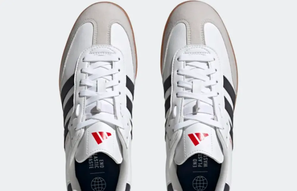 Giày Adidas Velosamba ‘White Navy Scarlet’ HP5399 - Ảnh 3