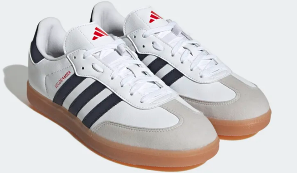 Giày Adidas Velosamba ‘White Navy Scarlet’ HP5399 - Ảnh 4